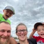 Craig & Alexa Jackman with sons Connor & Chase