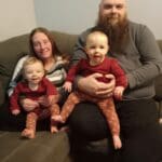 Cheryl Ann & Tom Roy with twins Abigail and Elizabeth