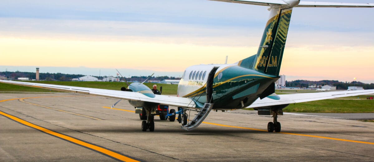 LifeFlight's airplane "Lima Mike"