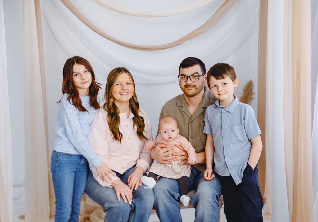 Stacie Newman and her family.