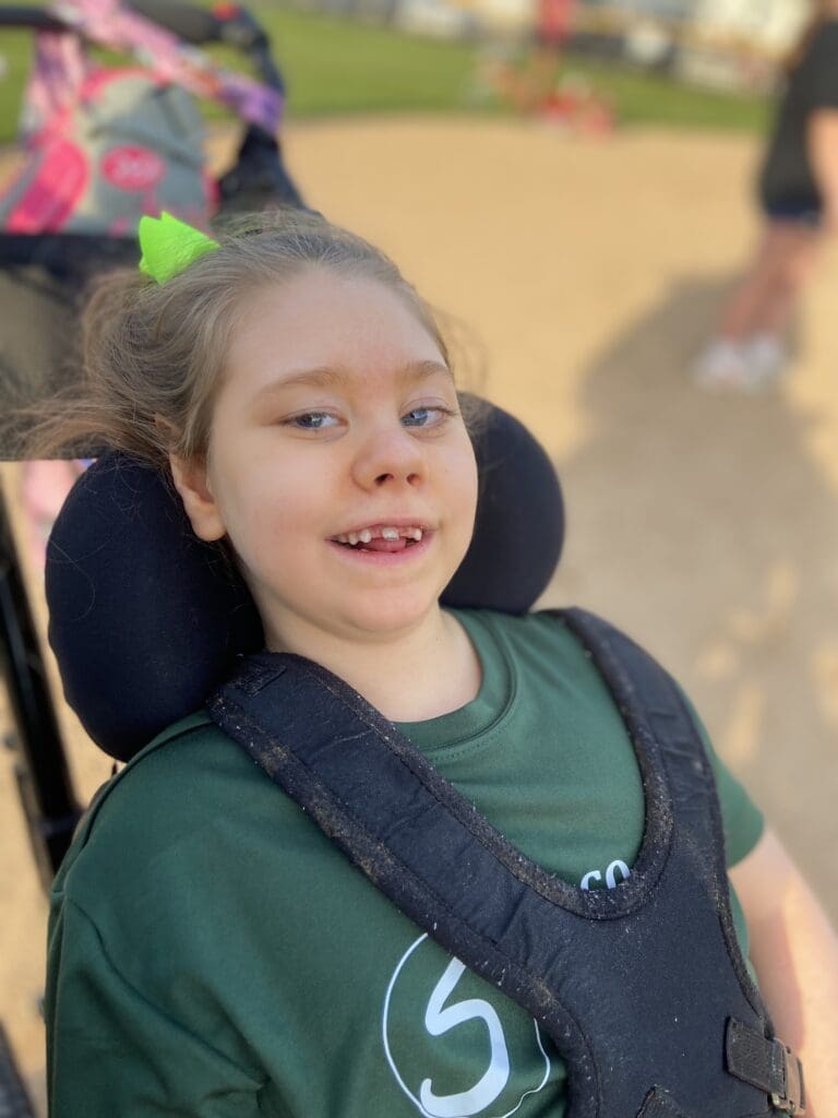 LifeFlight patient Kinsley Spencer.