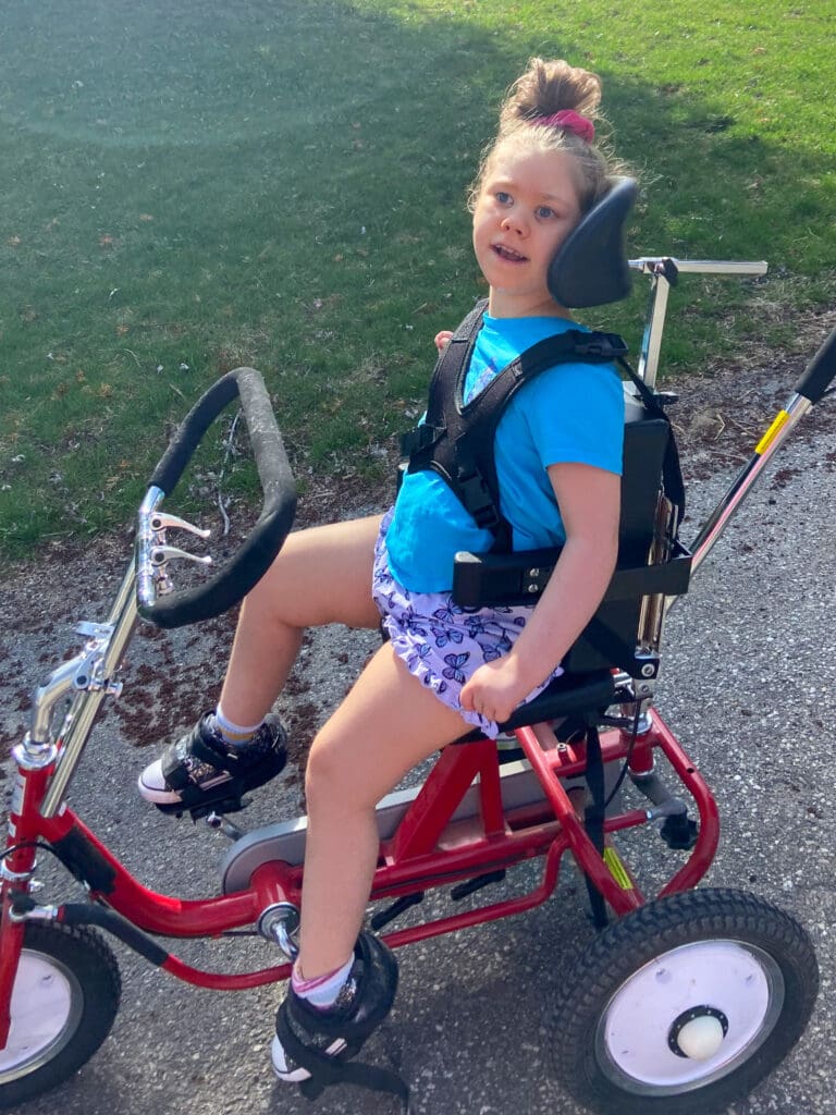 LifeFlight patient Kinsley Spencer.